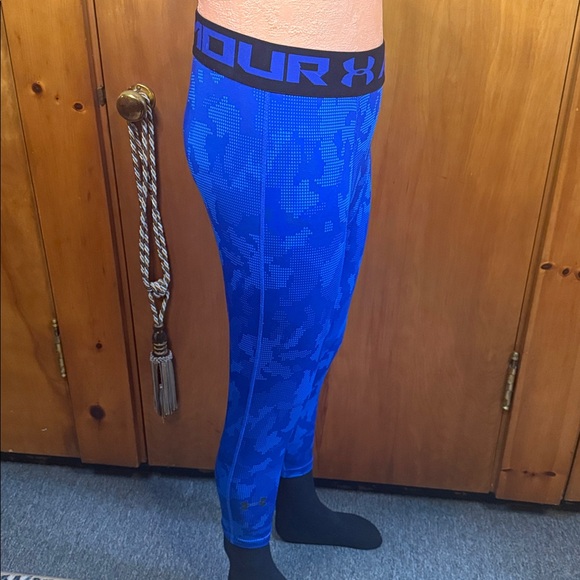 Under Armour 3.4 Blue Leggings Medium - Picture 5 of 5